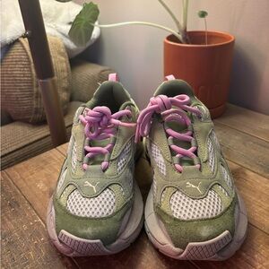 KidSuper Studios x Velophasis NU ‘Olive Green’ Sneakers - Puma